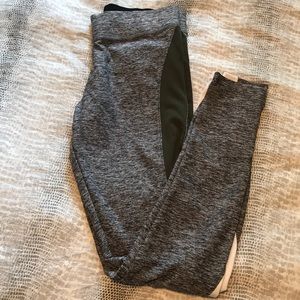 PINK VS grey workout leggings Small